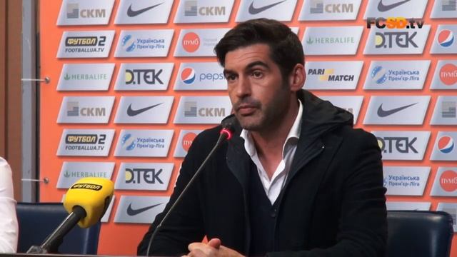 Шахтер – Ворскла. Послематчевая пресс-конференция
