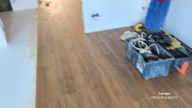 Укладка Art Vinyl Tarkett на клей.