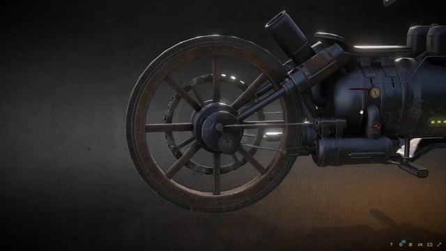 Мотоцикл "Дикий Запад" в 3D(Wild West Motorcycle) от Matija Švaco
