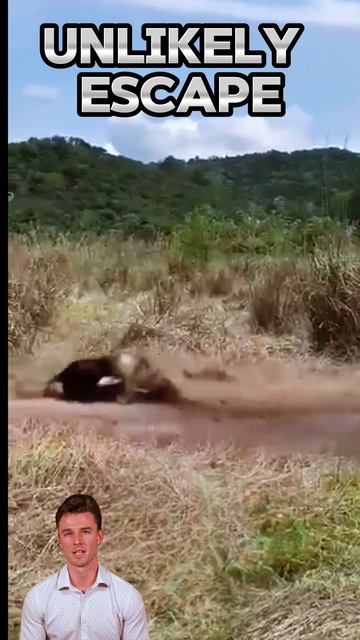 ieU4t0nZ5dE - ＂Unlikely Escape： The Antelope's Daring Rebuff of the Lion＂ #shorts #animals #lion #fa