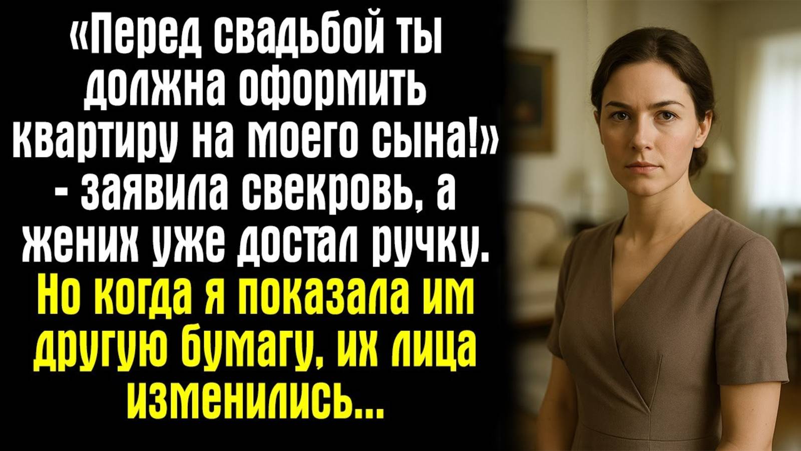 Истории из жизни. Перед свадьбой ты должна оформить Аудио рассказы, Жизненные истории слушать