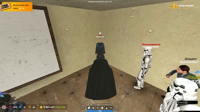 DRЫNDA УСТРОИЛ ЗВЕЗДНЫЕ ВОЙНЫ для ВСЕГО СЕРВЕРА! ВТОРЖЕНИЕ ИМПЕРИИ в Garry’s Mod DarkRP