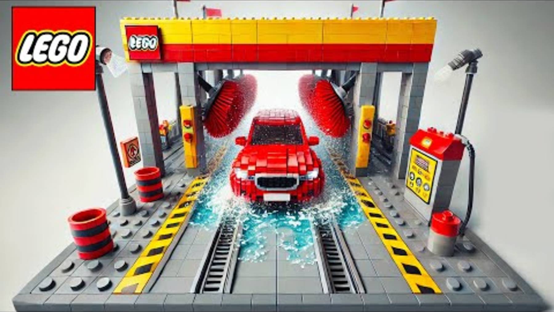 Автомобиль Lego Technic Я построил автомойку из конструктора Lego 🚗 конструктор лего, сборка лего