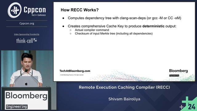 Lightning Talk: Remote Execution Caching Compiler (RECC) for C++ Builds - Shivam Bairoliya - CppCon