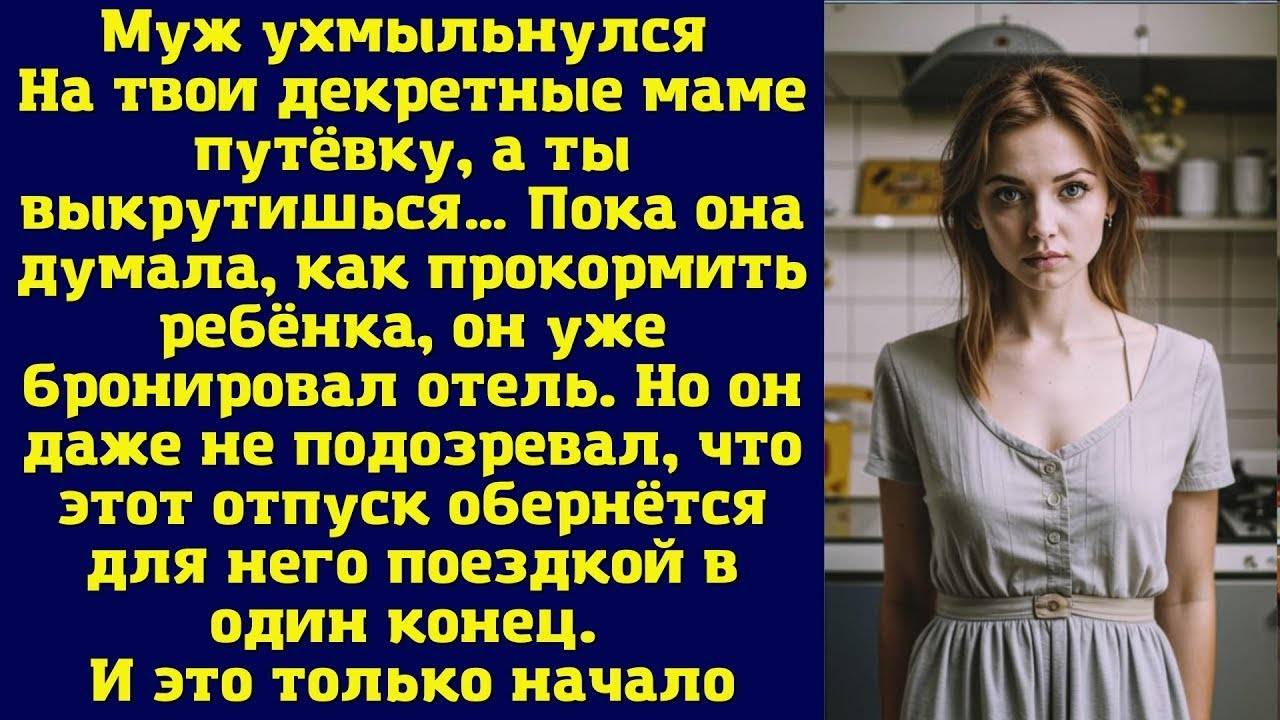 Рассказ Купим маме путевку на декретные деньги