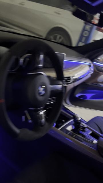 BMW X5 F15 контурная атмосферная подсветка