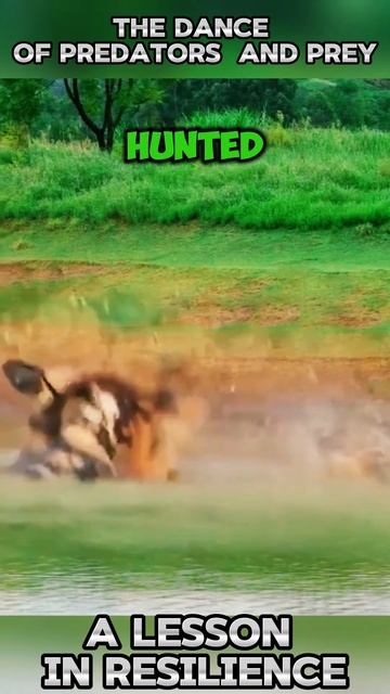 nXfncpEmA7I - The Dance of Predators and Prey： A Lesson in Resilience #shorts #animals #wildlife