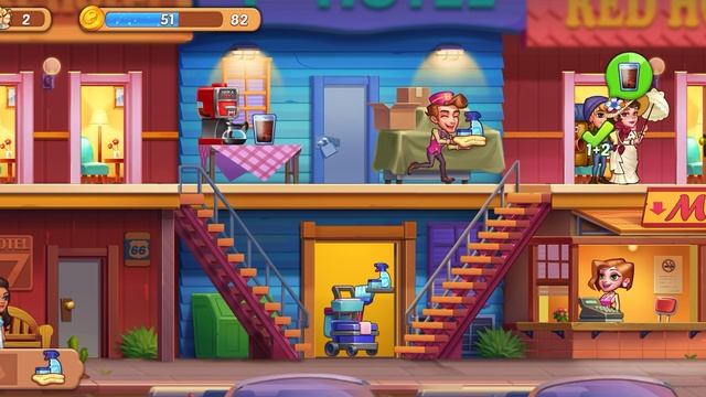 GameMix: Hotel Craze Строим отель  3 Screen