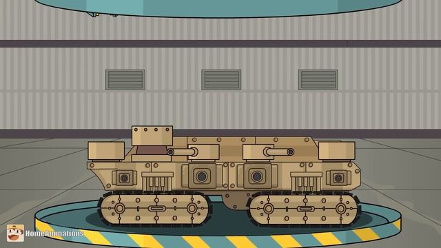 HomeAnimations – Мультики про танки  Создание Американского кв-44 патриот - мультики про танки