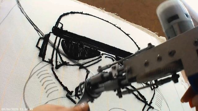 Делаю тафтинговый ковёр 🧶