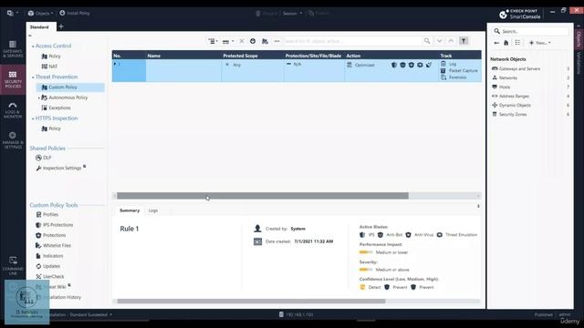CCSA_Udemy_89_03. Enabling IPS, Antivirus & Antibot blades