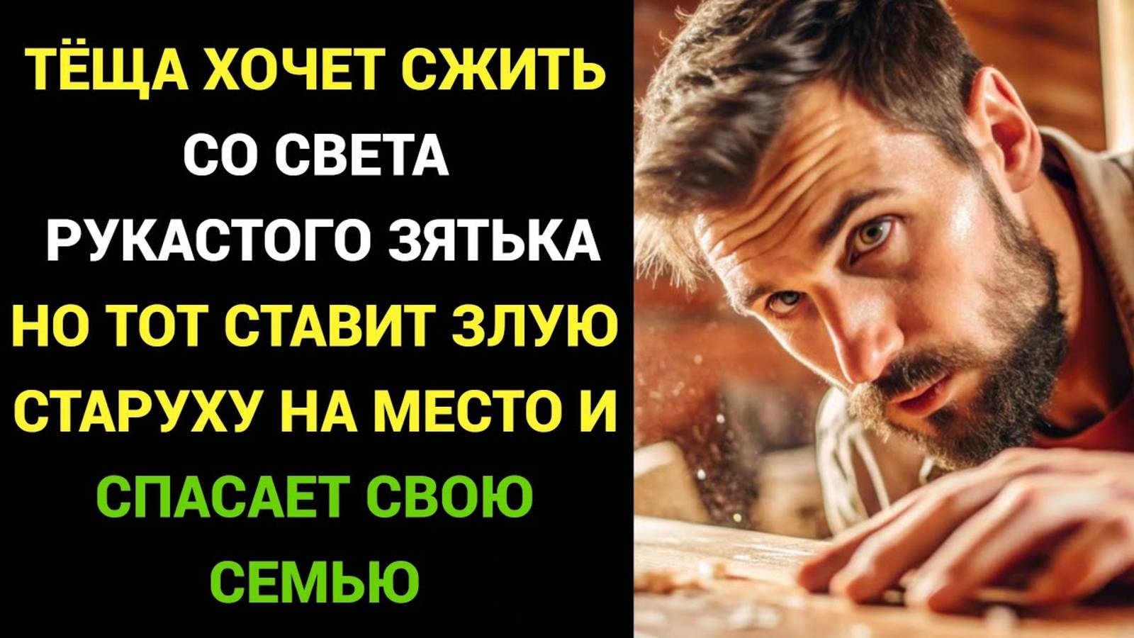 Тёща хочет сжить рукастого зятька со света, определив в прислугу