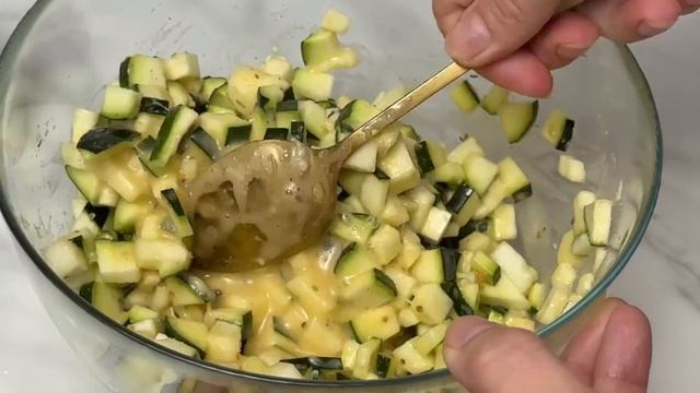 Быстрая Запеканка из Кабачков вкуснее, чем Пицца! Кабачки и яйца! За 5 минут работы! Просто. Вкусно