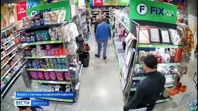 В Братске мужчина напал на покупателя в магазине