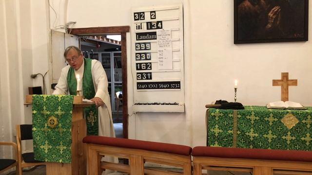 3rd Sunday after Trinity, the fourth Sunday after Pentecost!