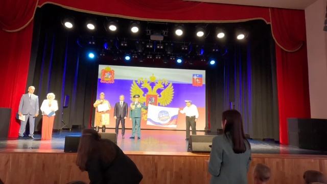 Награждение  клуба военно-патриотической песни "Катюша"