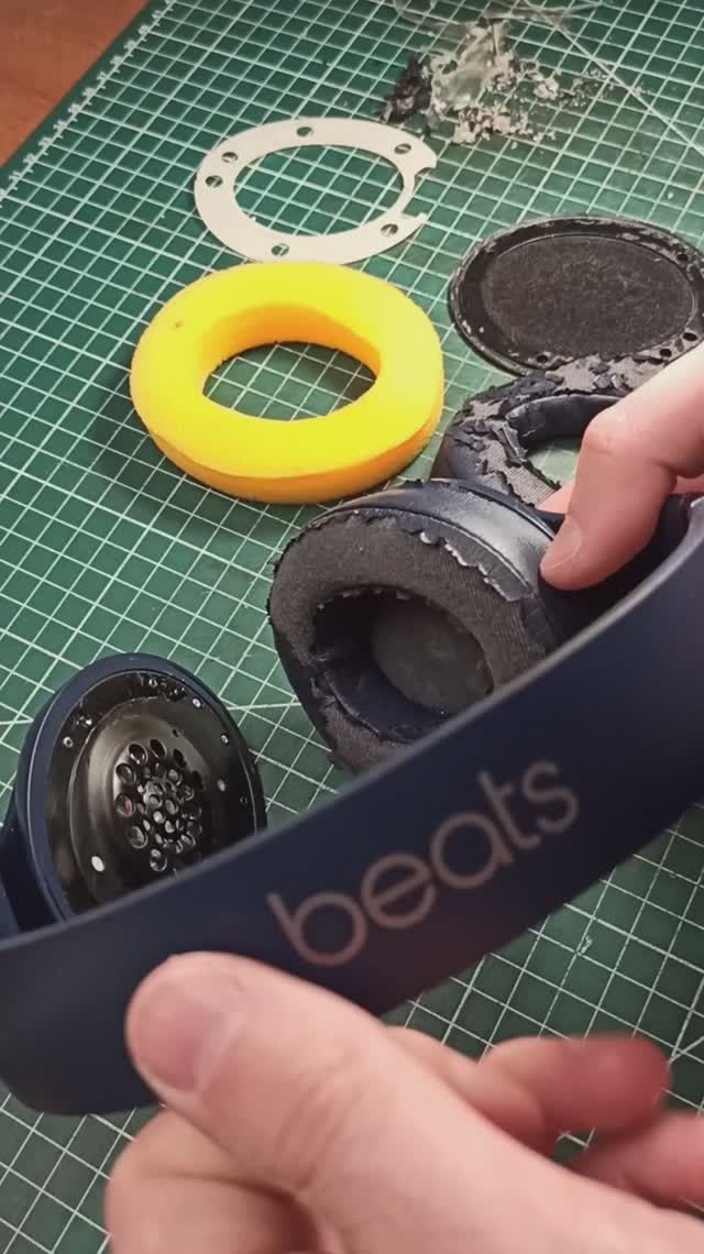 Перетяжка наушников «beats studi 3»