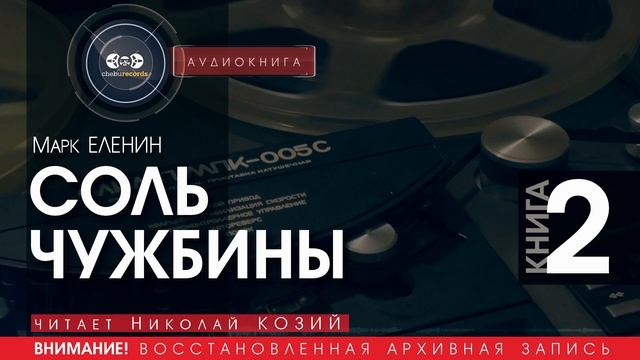 СОЛЬ ЧУЖБИНЫ - часть 2 - Марк ЕЛЕНИН (читает Николай КОЗИЙ) | аудиокниги слушать