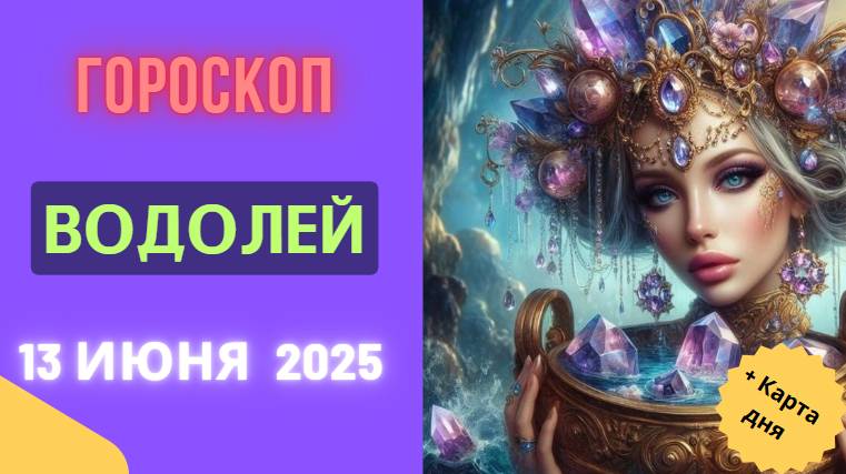 ♒ ГОРМОСКОП НА СЕГОДНЯ 13 ИЮНЯ ДЛЯ ВОДОЛЕЕВ — ВРЕМЯ ИДЕЙ И ВДОХНОВЕНИЯ