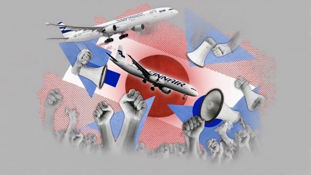 Забастовки в Финляндии поставили на кон судьбу авиакомпании Finnair