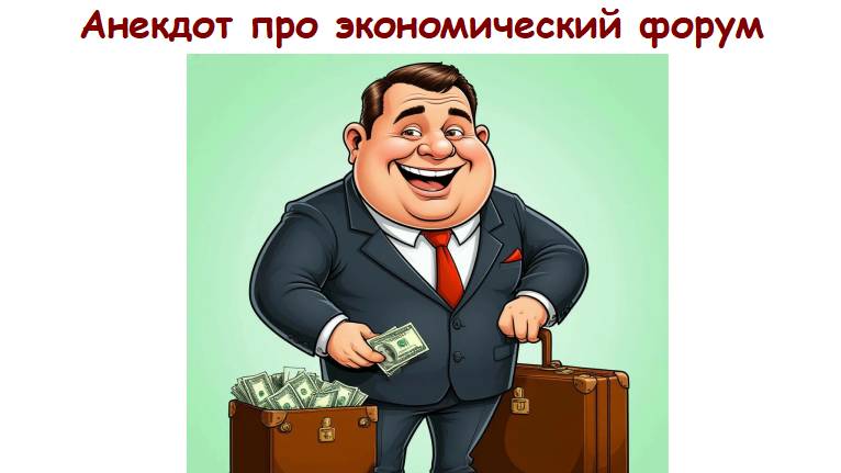 Анекдот про экономический форум
