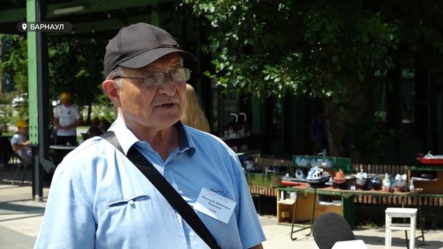 В барнаульском парке "Изумрудный" проходит первенство края среди судомоделистов