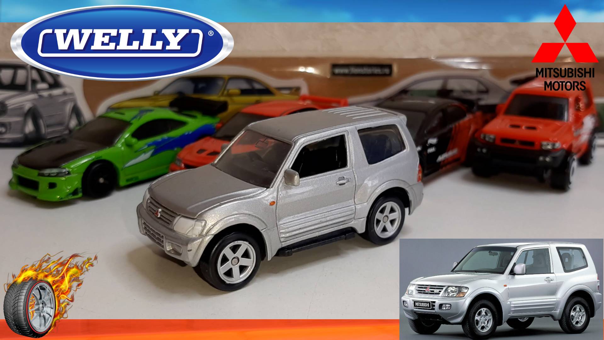 Welly Mitsubishi Pajero 3D