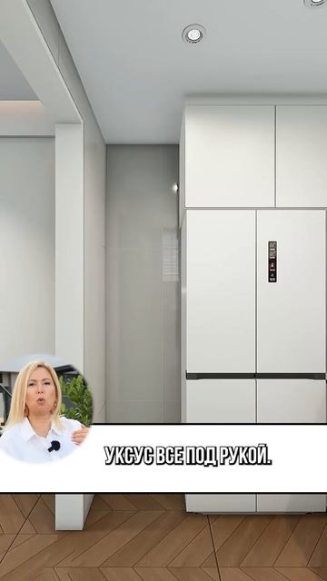 Дизайн кухни с учетом вытяжки в углу