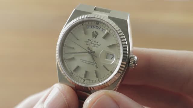 Rolex Oysterquartz Day-Date White Gold ref.19019