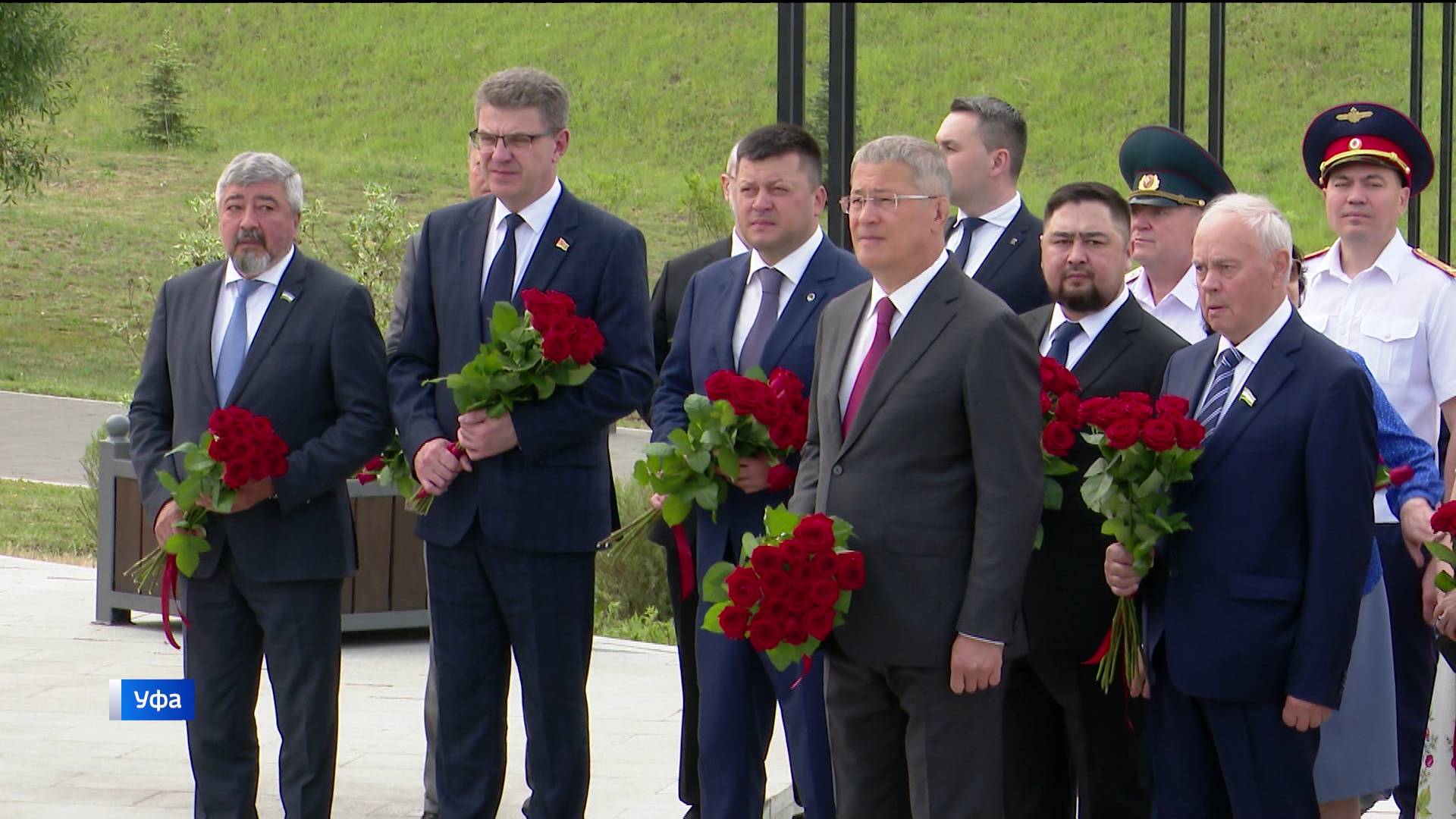 В Уфе прошли мероприятия по случаю Дня России, Дня города и Дня рождения Салавата Юлаева