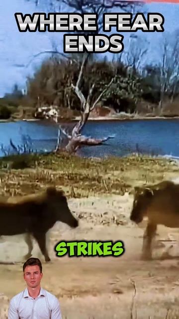 gblF-whCvyo - Where fear ends #shorts #animals #lion #wildlife #facts #nature #viral