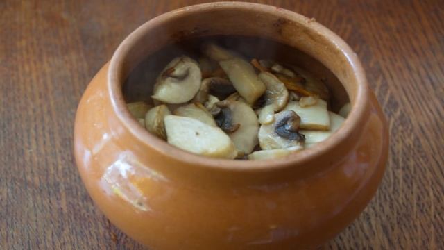 Чанахи с фасолью и грибами