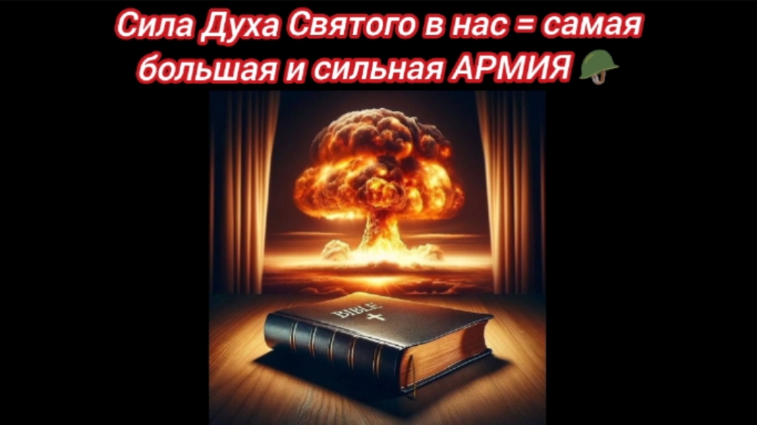 Сила Духа Святого в нас = самая большая и сильная АРМИЯ 🪖