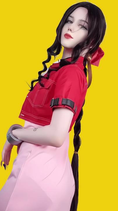 AERITH GAINSBOROUGH ❤ FINAL FANTASY #finalfantasy #aerith #cosplay #short #shorts #girl