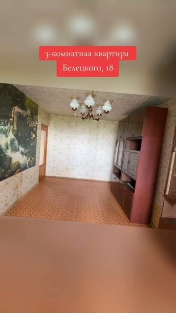3-комнатная квартира с большим потенциалом на ул. Белецкого, 18