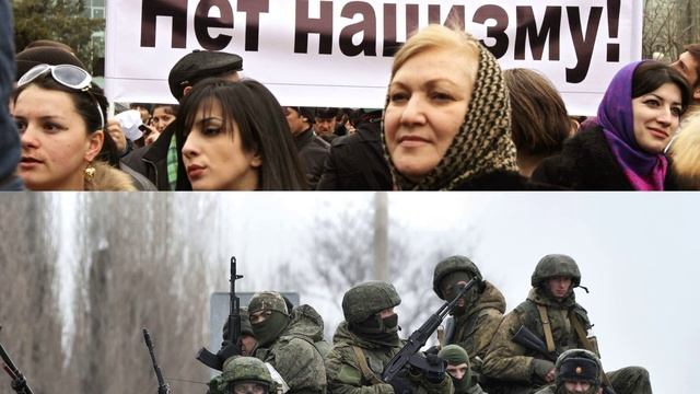 Шли солдаты на войну защишать свою страну.