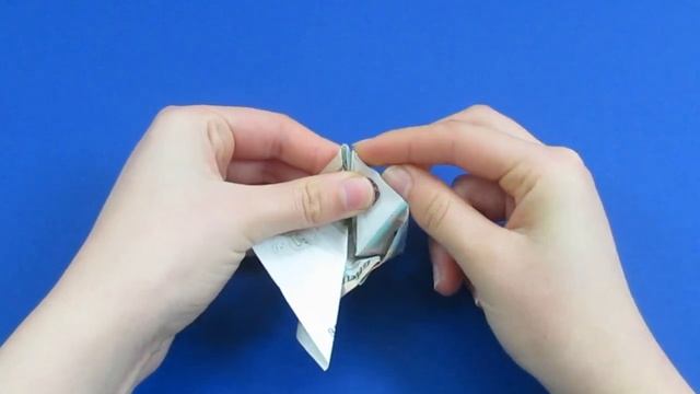 Как_сделать_звезду_из_денег_Манигами_звезда