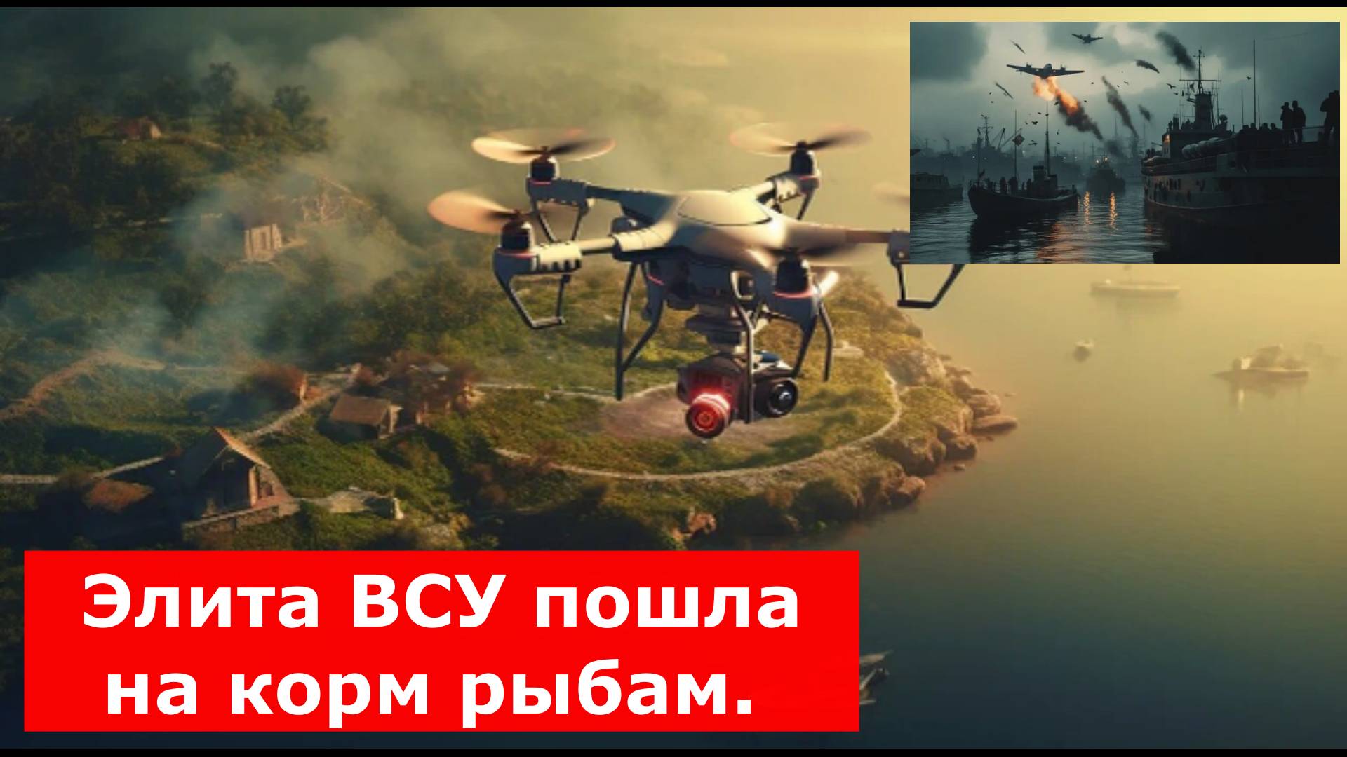Элита ВСУ пошла на корм рыбам. В Чёрное море выпустили новый дрон: Вражеская РЭБ бессильна