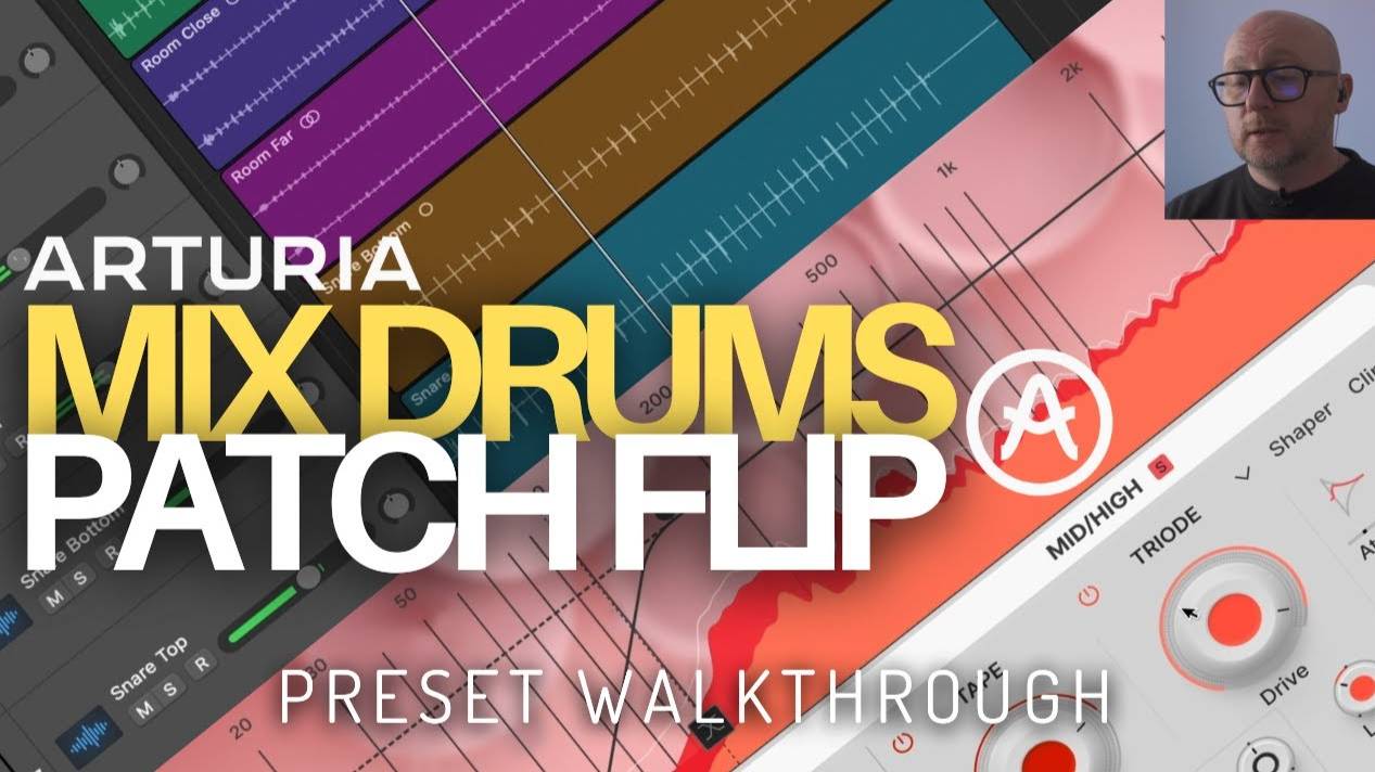 Arturia Mix Drums: Patch Flip