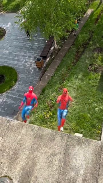 Somersault from Spiderman#shorts