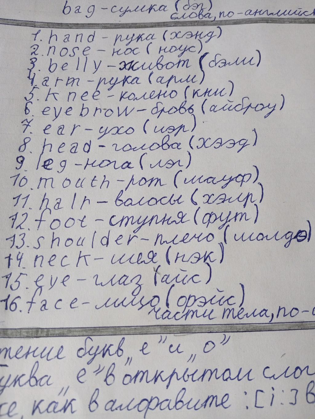 Создаю книгу по-английскому языку.