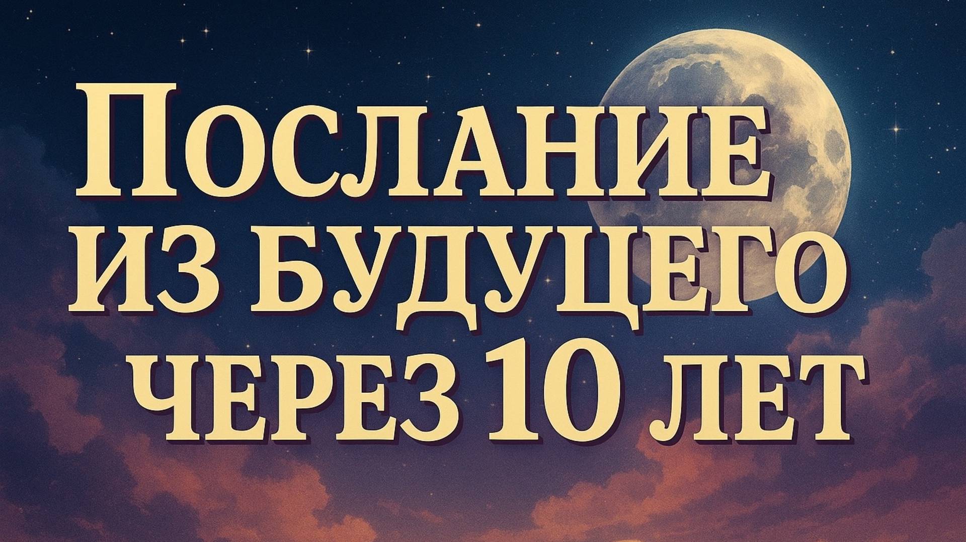 ПОСЛАНИЕ ИЗ БУДУЩЕГО через 10 лет Гадание на таро Tarot Reading