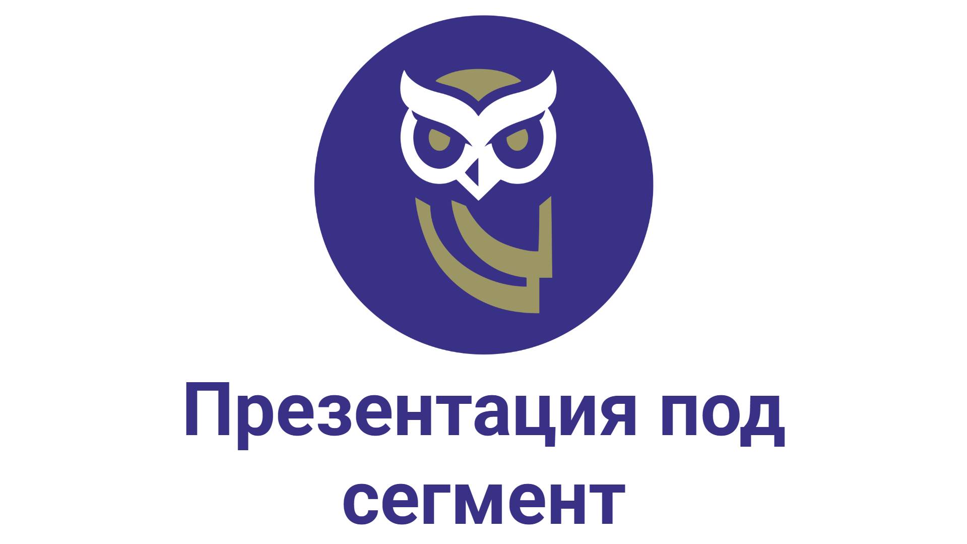 Презентация под сегмент