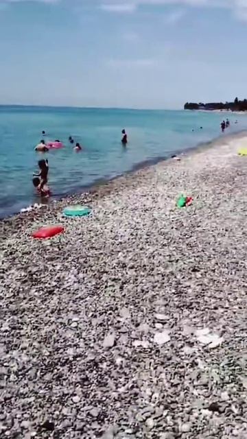 Пляжи Абхазии ситуация на чёрном море