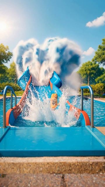Tung Tung Tung Sahur n the Water Slides