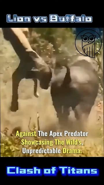 lYFWRCkWuxA - Clash of Titans： Crazy Buffalo Defends Against Lion Attack p.3 #shorts #viral #short