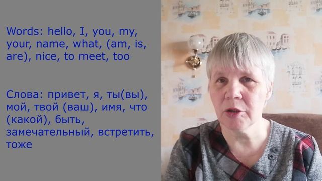 Английский с нуля. Стартер. Урок1