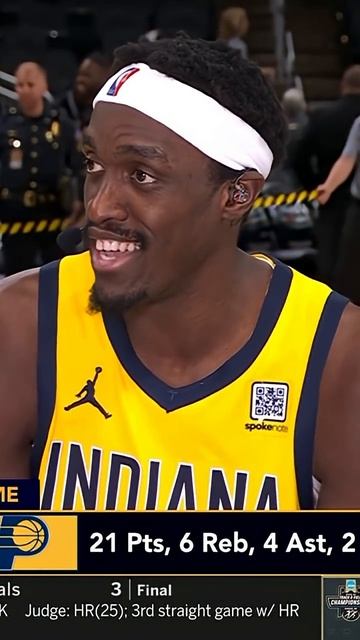 The Pacers crowd was rocking!