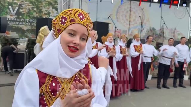 Фестиваль славянской и казачьей культуры «Русское поле»  на Троицкой площади КУРГАН 12.06.2025
