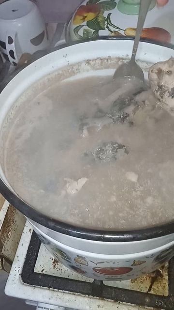 Я варю суп с рыбных отходов
